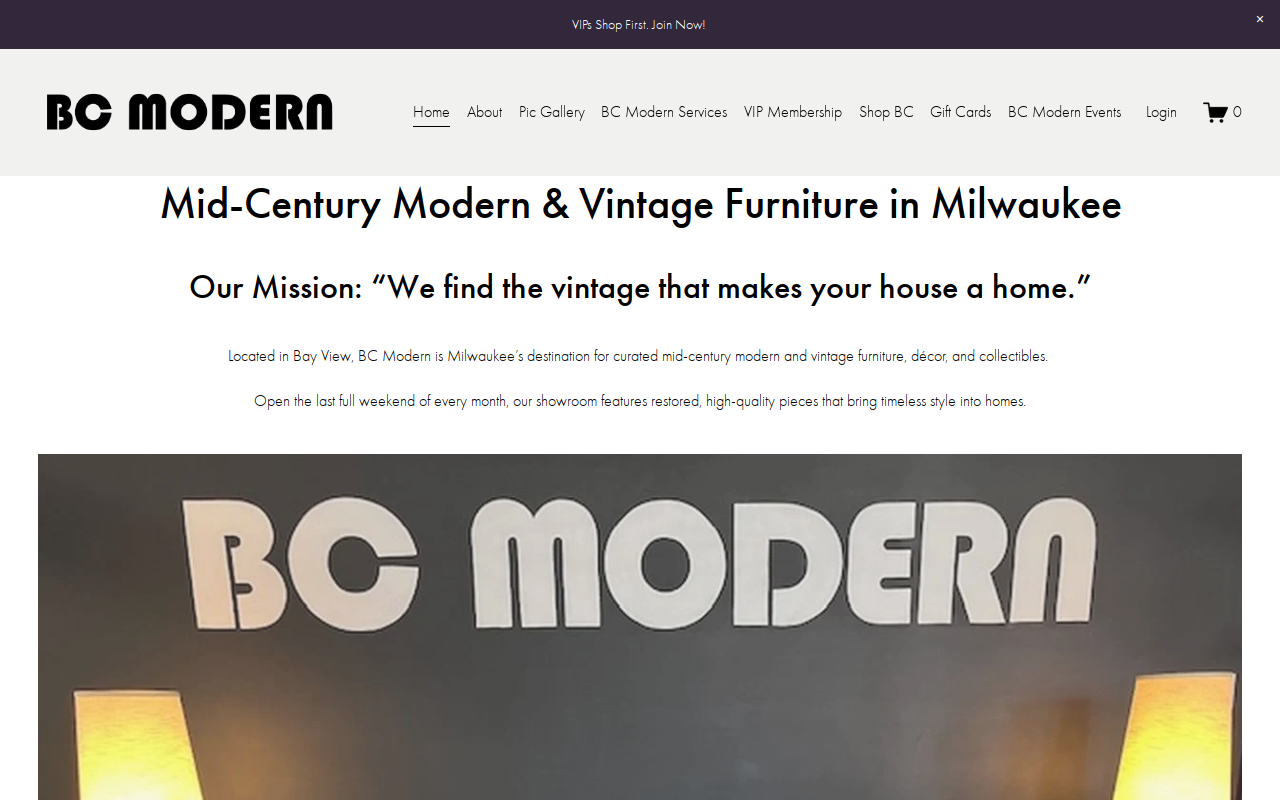 BC Modern website preview