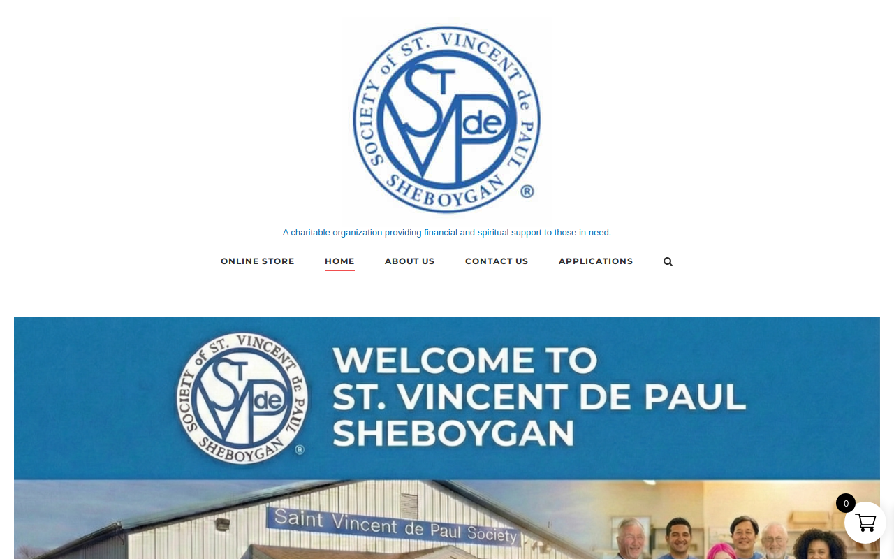 St Vincent De Paul website preview