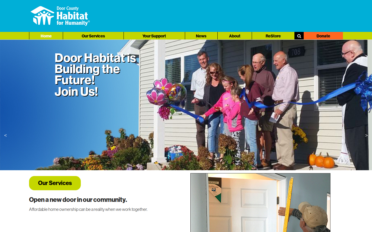 Habitat For Humanity ReStore website preview