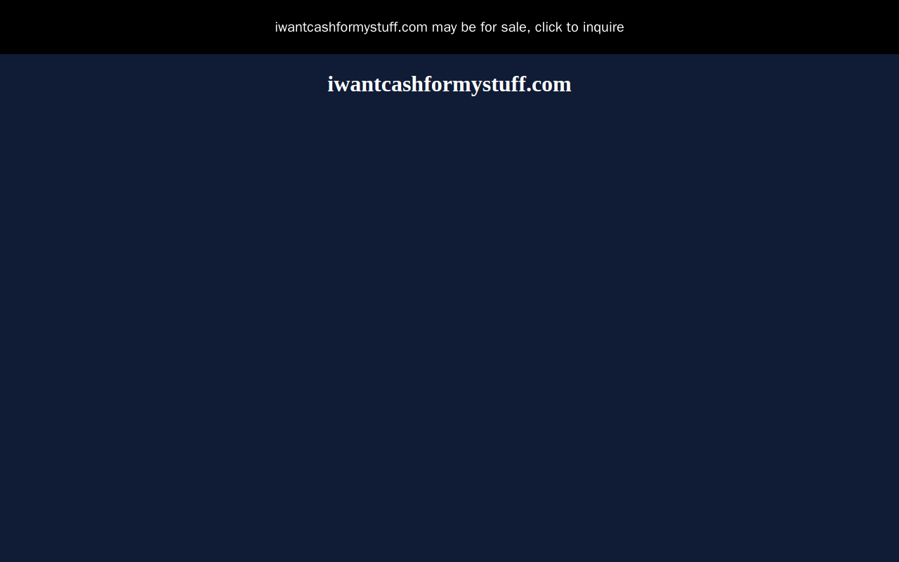 Cash for Collectibles website preview