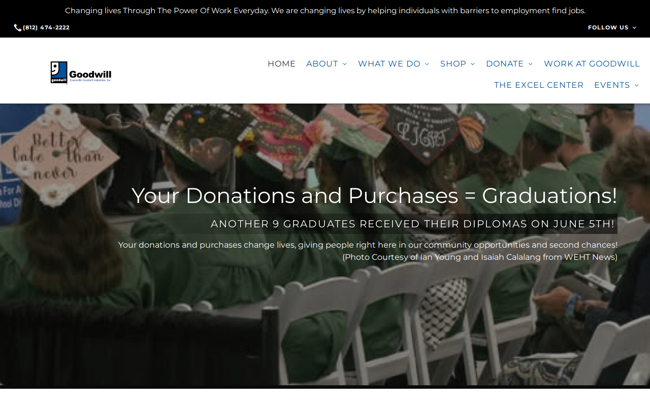 Goodwill website preview