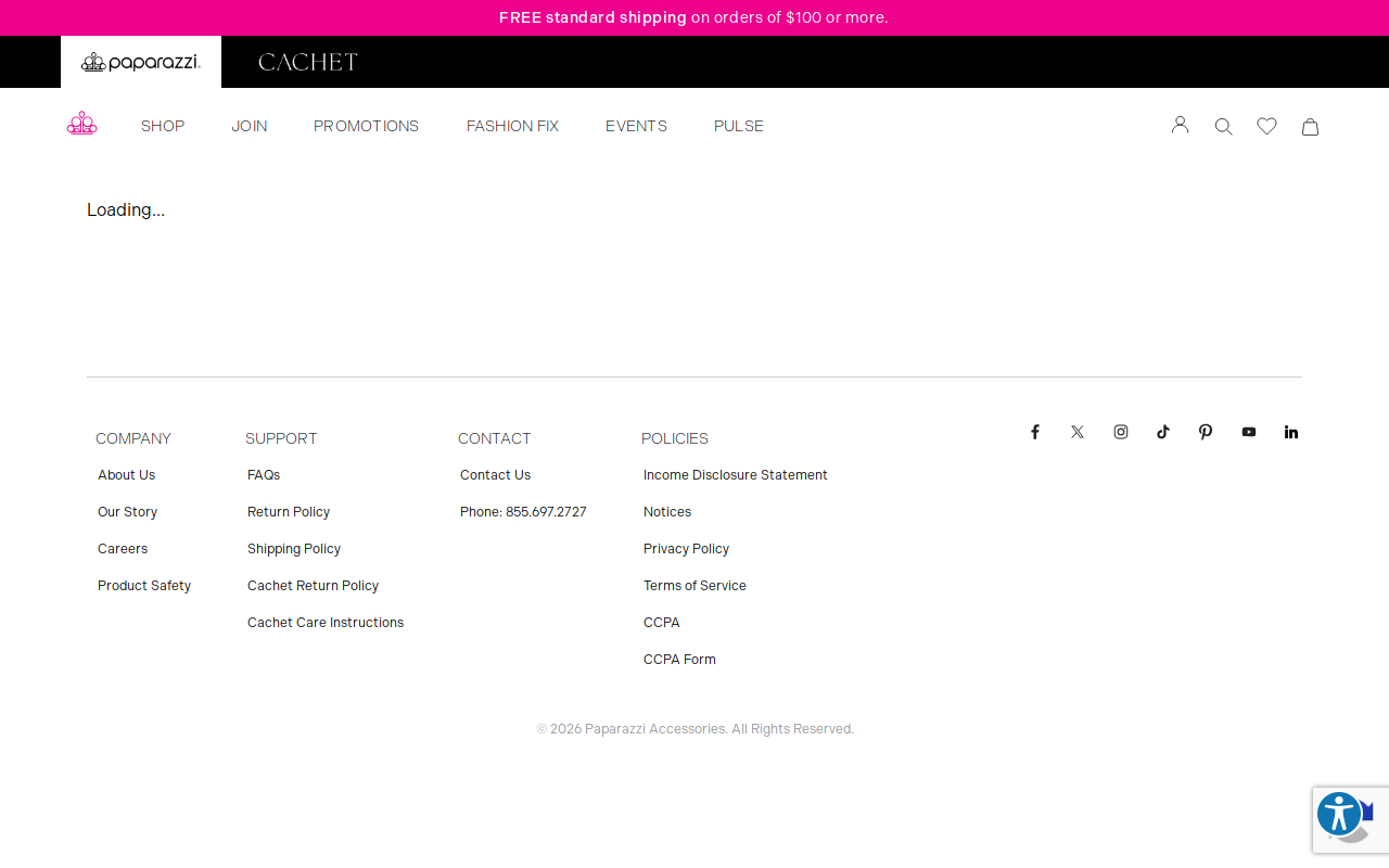 Bring On The Bling website preview