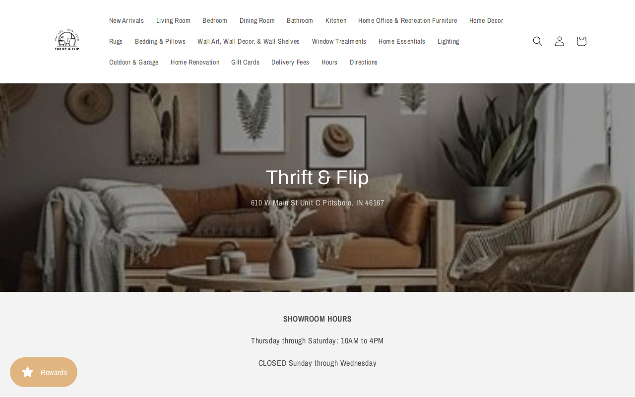Thrift & Flip website preview