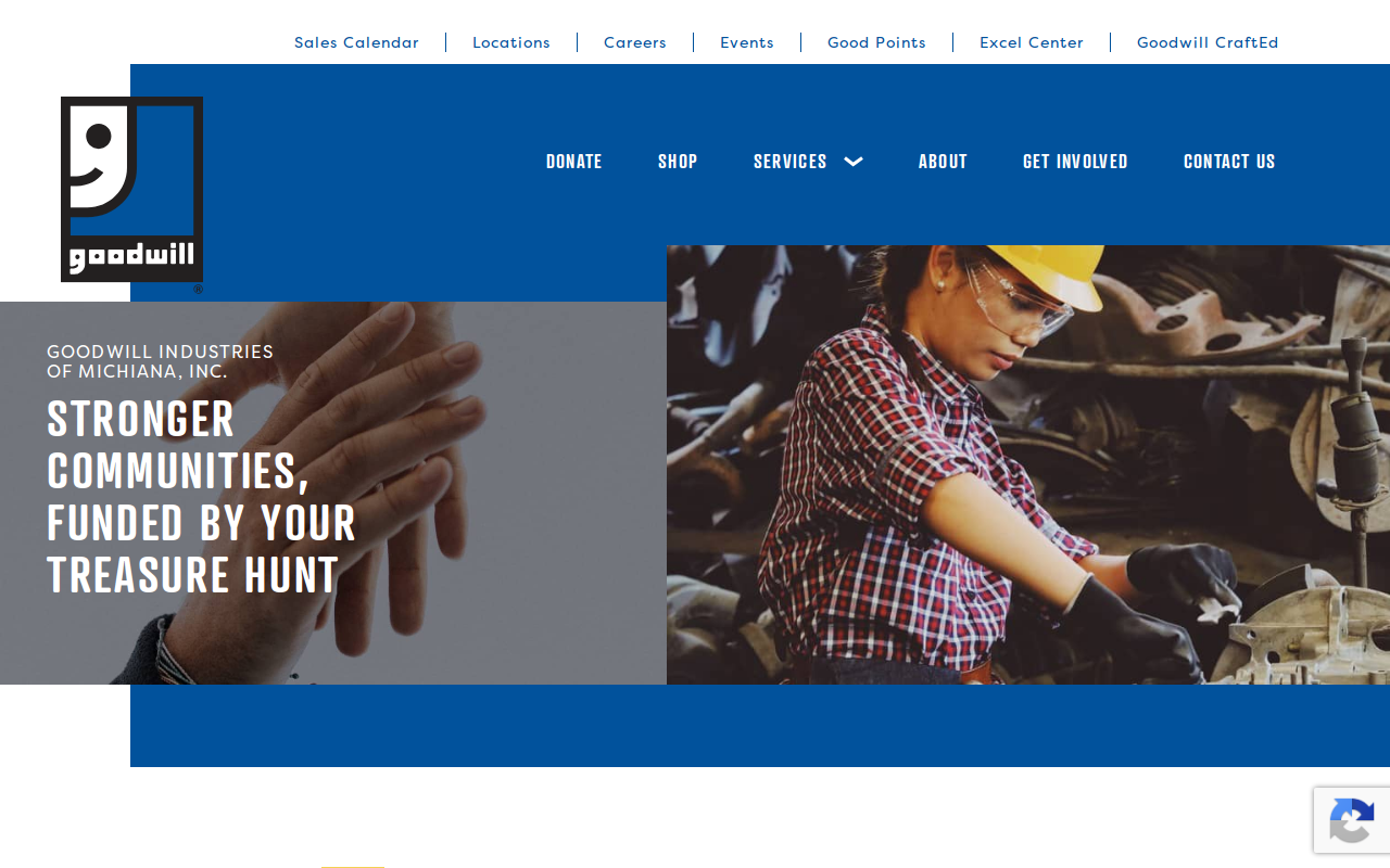 Goodwill website preview