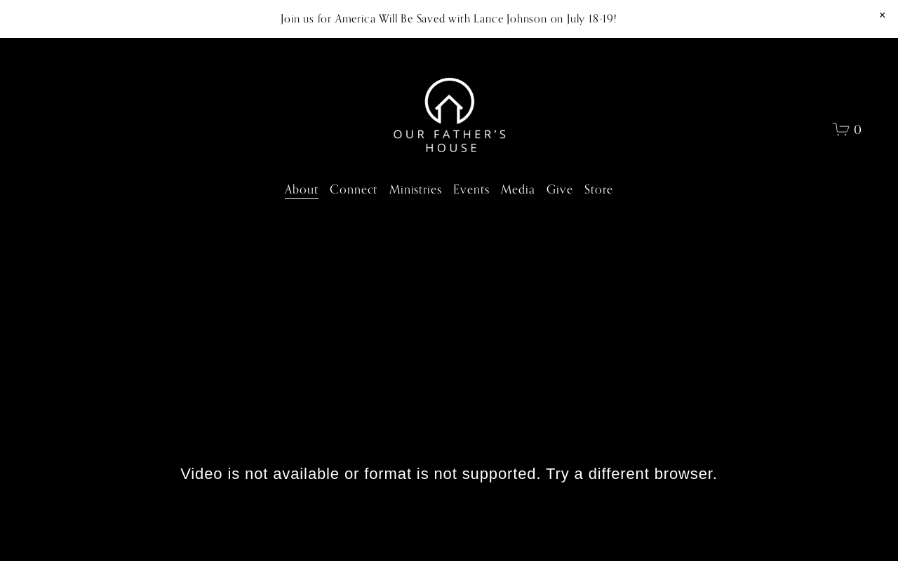 Our Father's House website preview