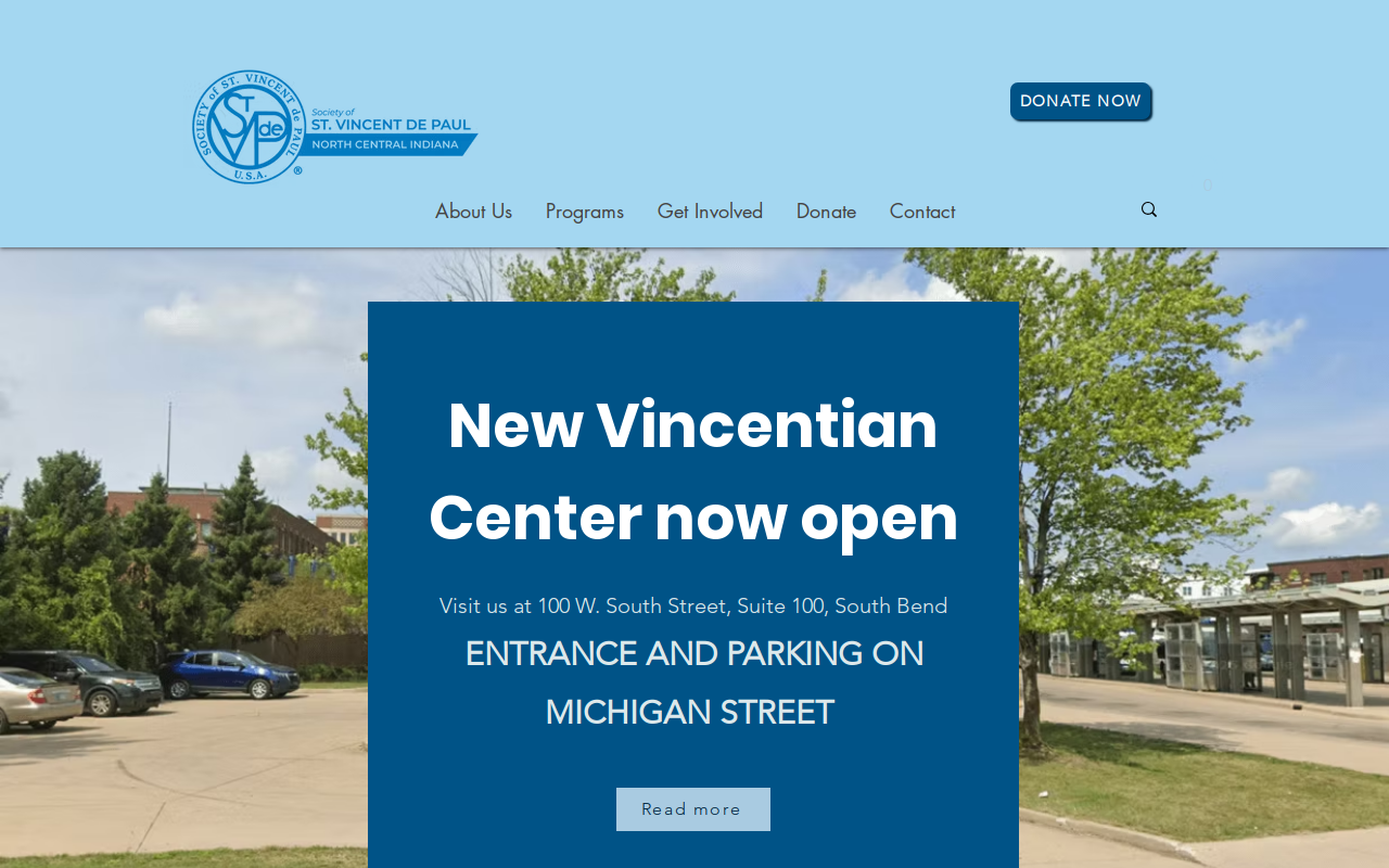 St Vincent De Paul Society website preview