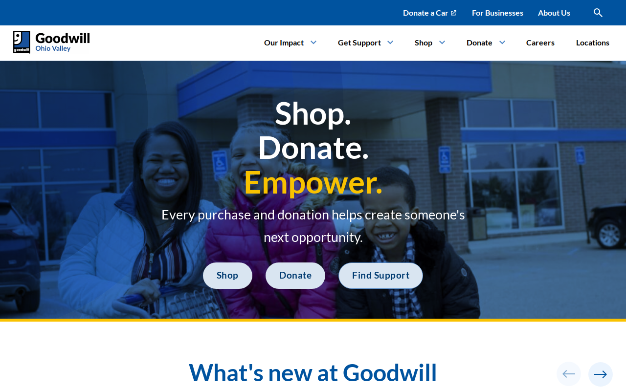Goodwill website preview