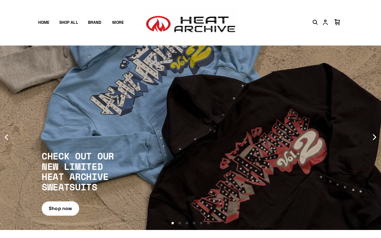 Heat Archive website preview