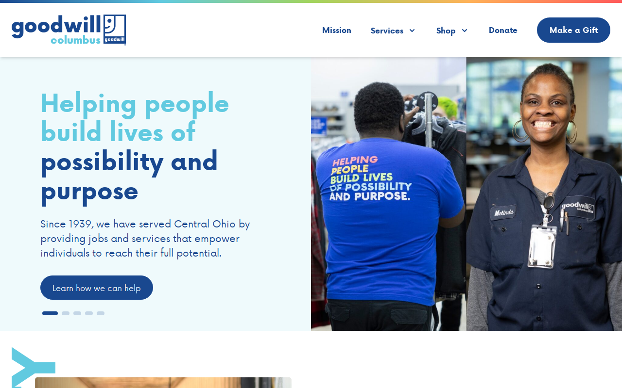 Goodwill website preview