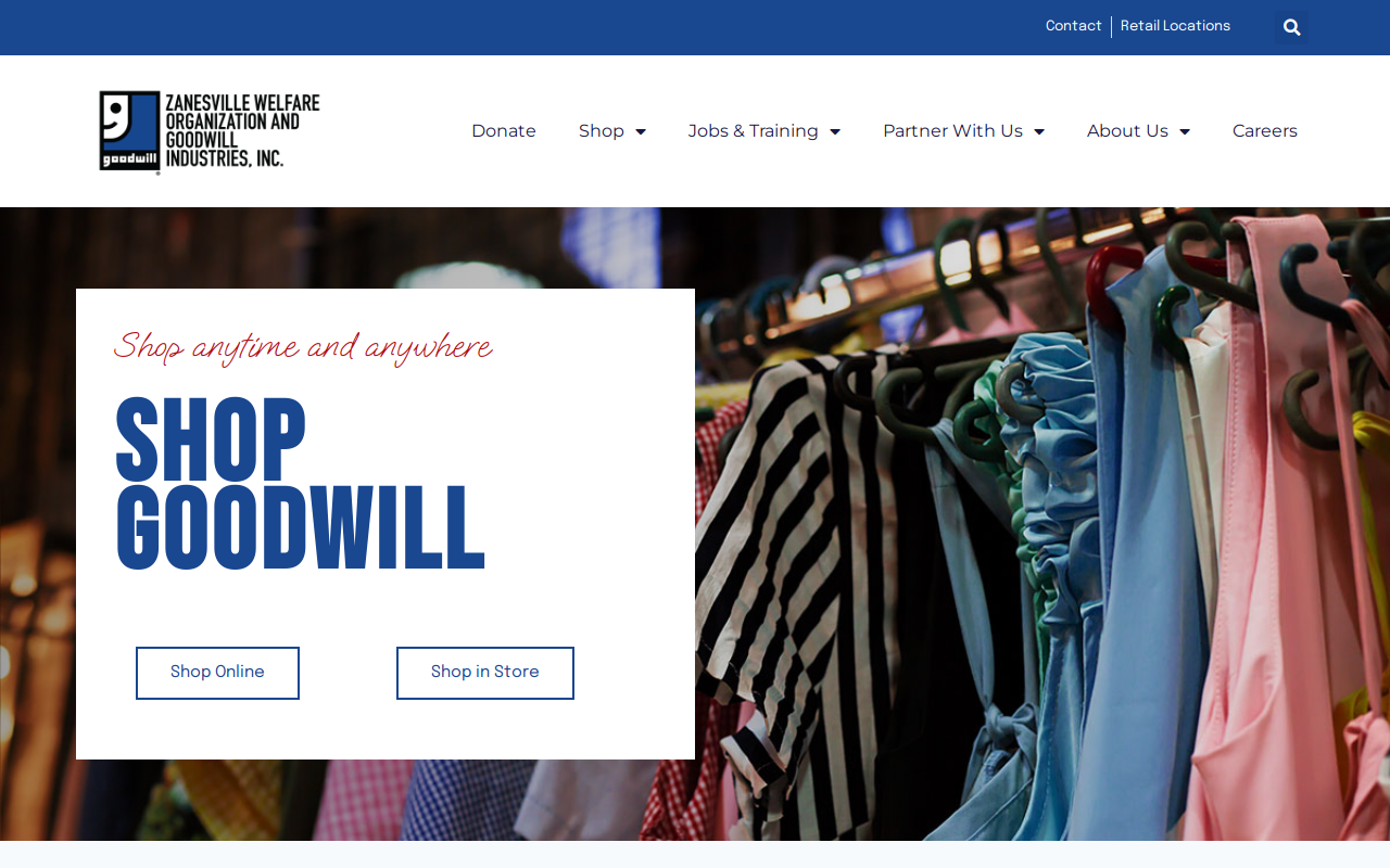 Goodwill website preview