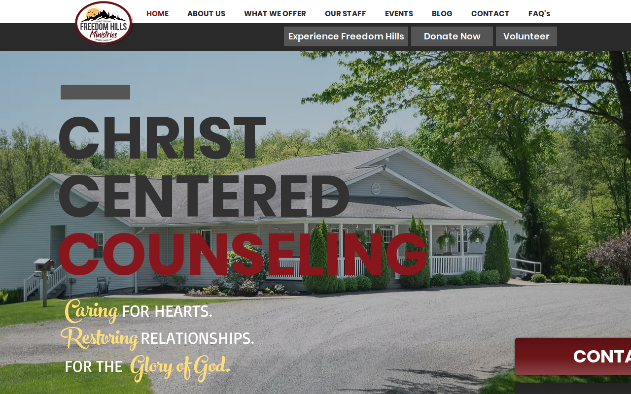 Helping Hearts Thrift Store website preview