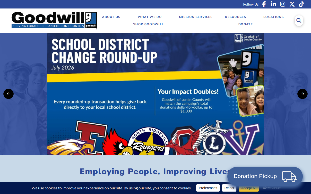 Goodwill website preview
