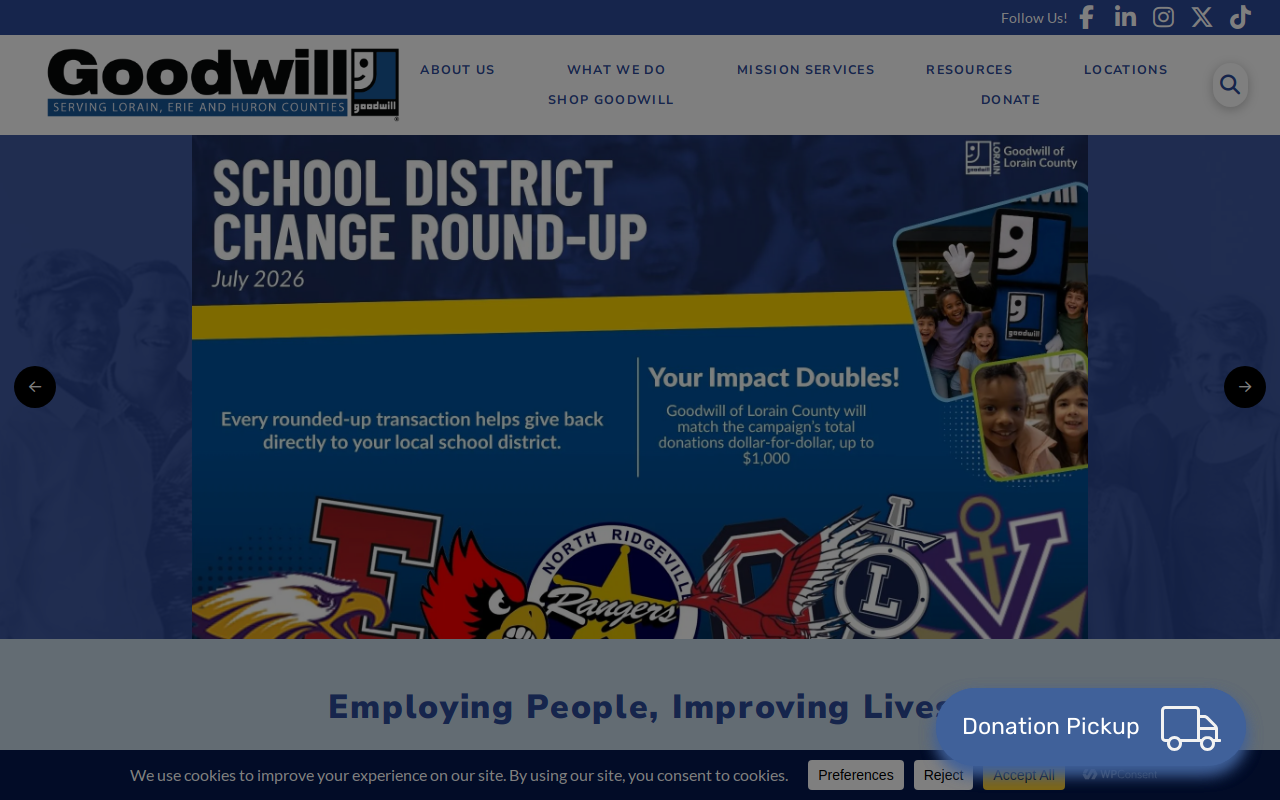 Goodwill website preview