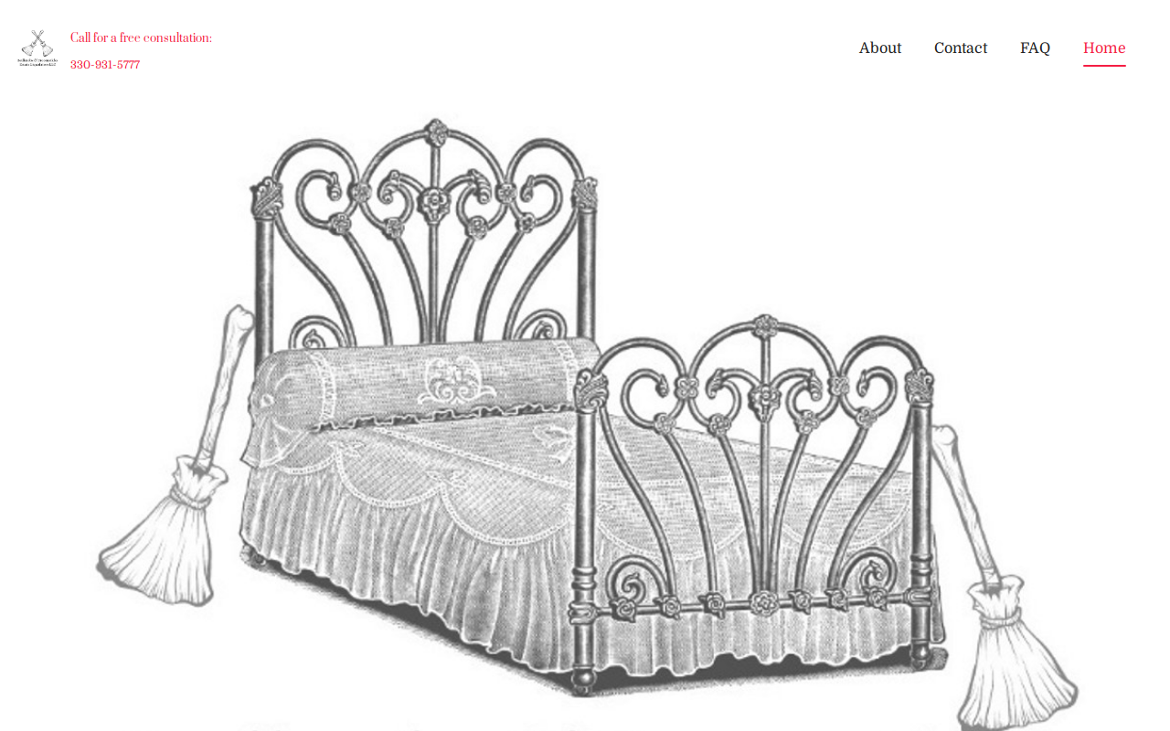 Bedknobs & Broomsticks Estate Liquidators LLC website preview