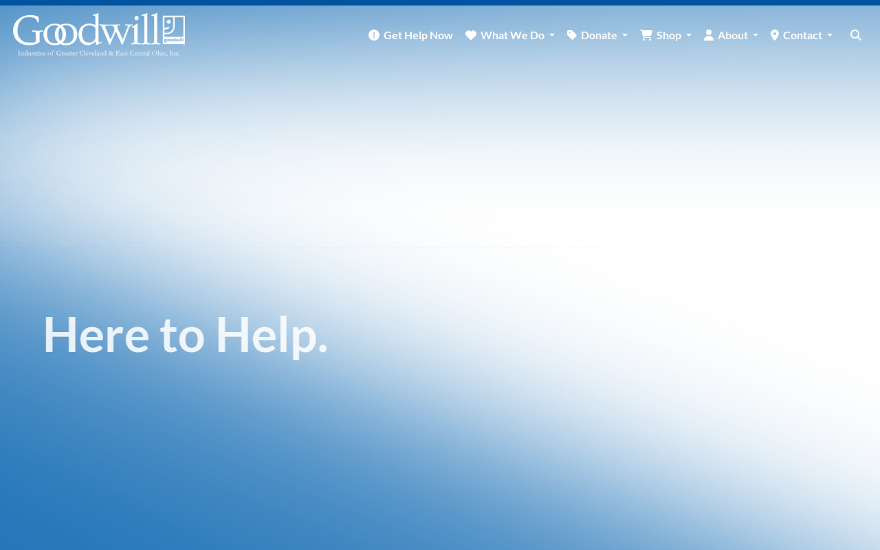 Goodwill website preview