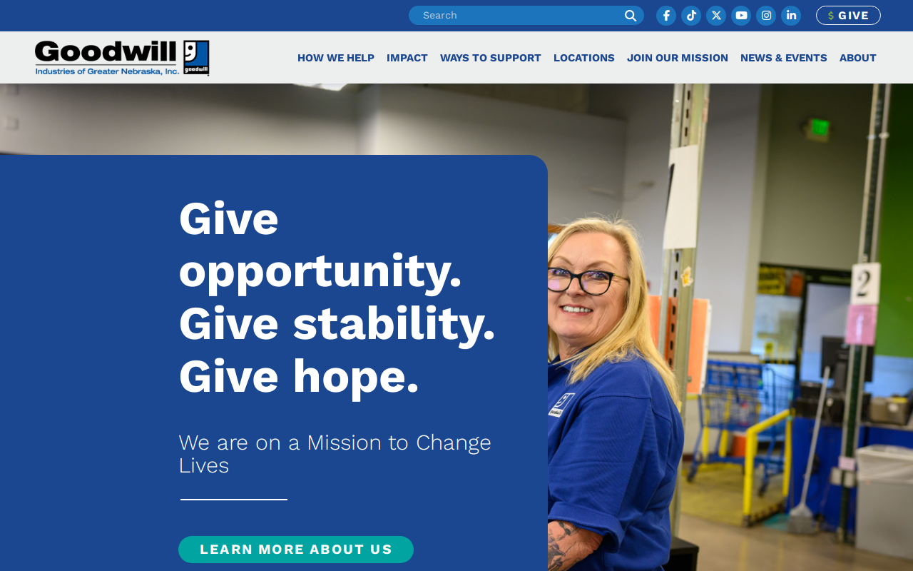 Goodwill website preview