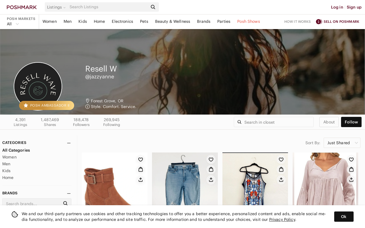 Barely Worn website preview
