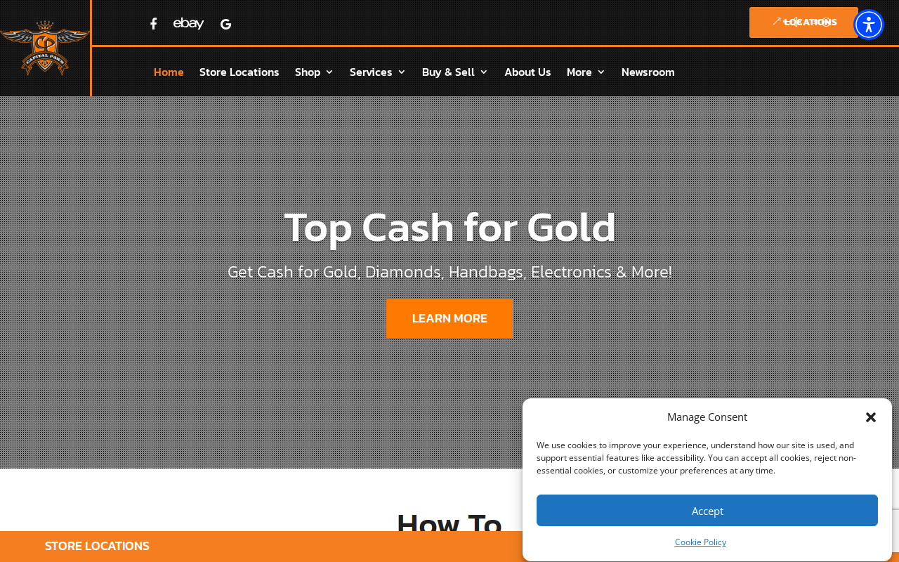 Capital Pawn website preview