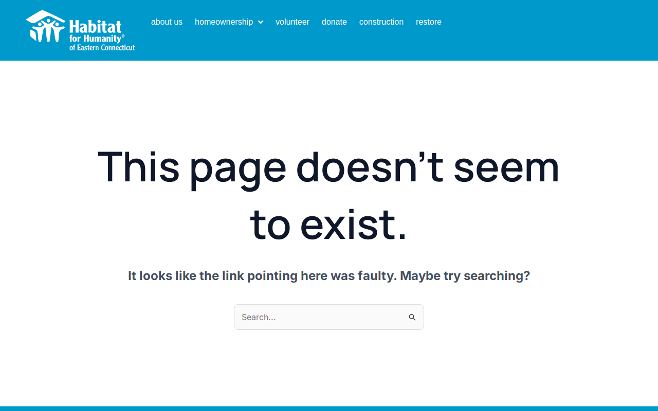 Habitat for Humanity ReStore website preview