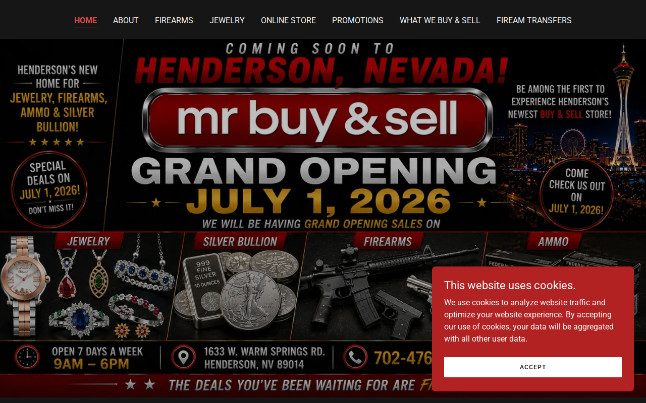 Mr Buy & Sell website preview